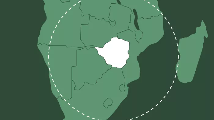 Zimbabwe map