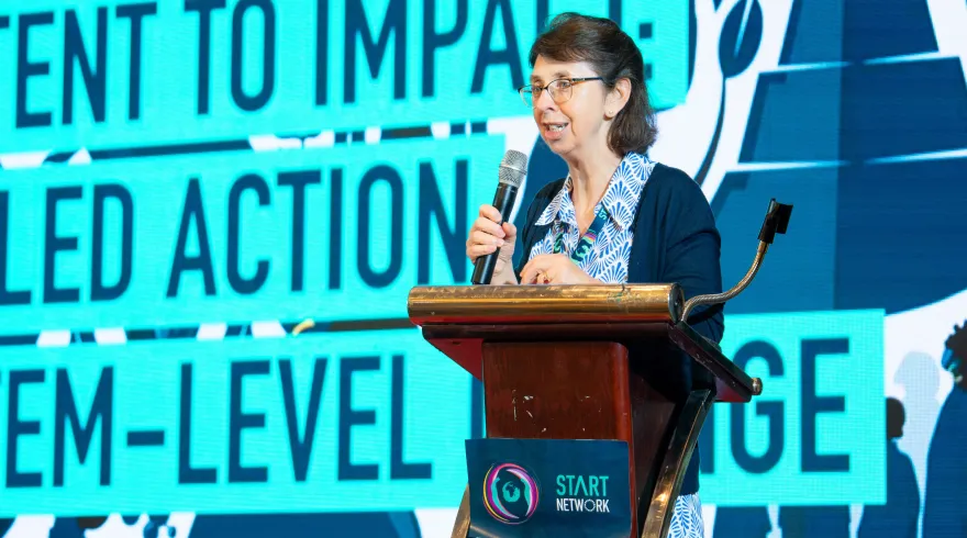 Noreen speaks during a session at Assembly 2024.