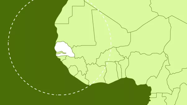 senegal map